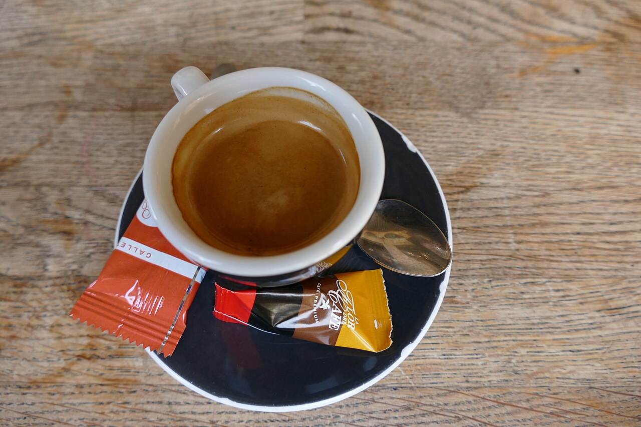 A cup of espresso